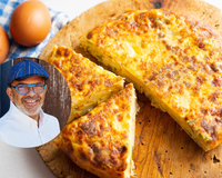 Jesús Sánchez, chef: "A omelete de batata mais elegante não leva cebola, mas um punhado de cebolinha e 4 aspargos."