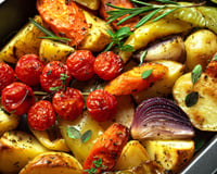 Eu só faço vegetais assim: não importa se é cenoura, batata-doce, beterraba ou abobrinha, todos ficam muito mais gostosos usando esse método