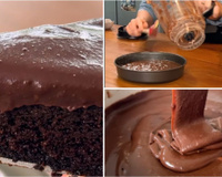 Esse é o bolo de chocolate natureba mais molhadinho que você vai comer na vida: segredo da receita está em ingrediente inusitado