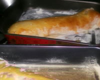 Pão recheado com presunto