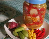 Conserva de bilimbi ou limão japonês