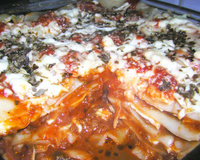 Lasanha de soja e queijo minas light