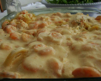 Camarão ao catupiry