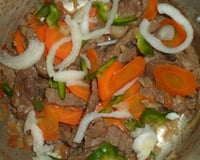 Picadinho de bife de alcatra ou contra filé