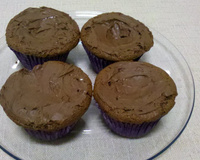 Cupcake rápido de Nutella