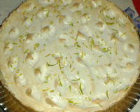 Torta de limão com merengue de baunilha