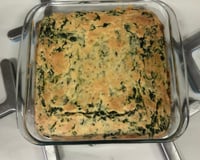 Torta de espinafre de liquidificador