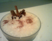 Arroz doce com leite condensado e coco