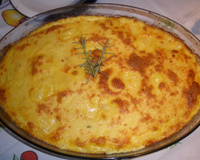 Escondidinho de frango com mandioquinha salsa