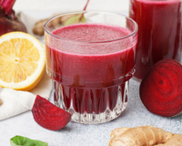Quais são as propriedades curativas do suco de beterraba com limão e gengibre
