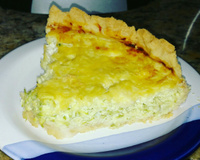 Quiche de abobrinha verde