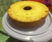 Bolo de milho feito com cuscuz