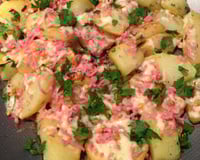 Batata souté com bacon