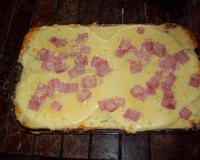 Bolo de batata com creme de leite da Aline