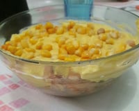 Macarrão com creme de milho