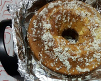 Bolo de coco gelado e molhadinho no liquidificador