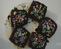 Cupcake de chocolate no micro-ondas
