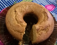 Bolo fácil de fubá com farinha integral de liquidificador