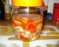 Conserva de pimenta dedo-de-moça