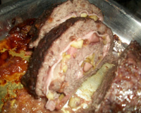 Rocambole de carne moída