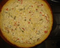 Torta de palmito da juçara