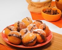 Sonho de bolo de cenoura