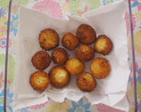 Aperitivo de batata e provolone