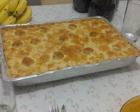 Torta de batata e camarão