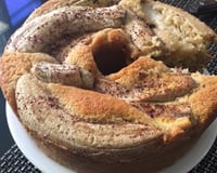 Bolo de banana (sem ovo)