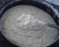 Canjica doce sem amendoim