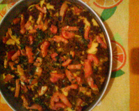 Torta de milho com carne moída