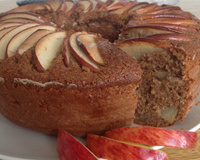 Bolo de Maçã Integral com Aveia e Passas