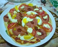 Pizza de forno ou churrasqueira