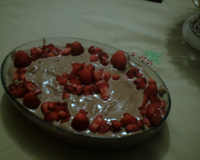 Torta de bolacha com doce de leite