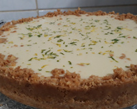 Torta de limão com chocolate branco