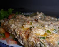 Bife com creme de leite