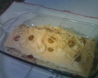 Rocambole de arroz cozido do Lúcio Cezar