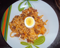 Macarronada com mussarela