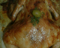 Frango assado muito simples e delicioso