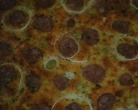 Pizza rápida de liquidificador