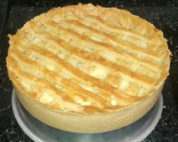 Torta de frango com massa podre macia e deliciosa