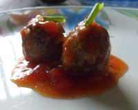 Almôndegas de microondas