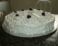 Bolo de doce de Leite com Ameixa