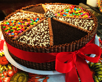 Bolo de festa confeitado fácil