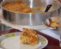 Torta salgada rápida de frango