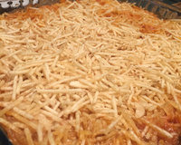 Frango com Catupiri e batata palha da tia Gracia