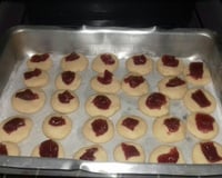 Biscoito amanteigado de goiabada