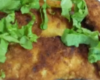 Filé de peito de frango à milanesa