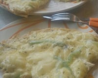 Massa para pizza com fermento químico