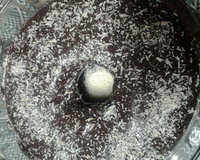 Cobertura de chocolate para bolos